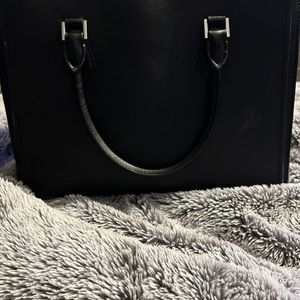 Michael Kors, black leather pocketbook